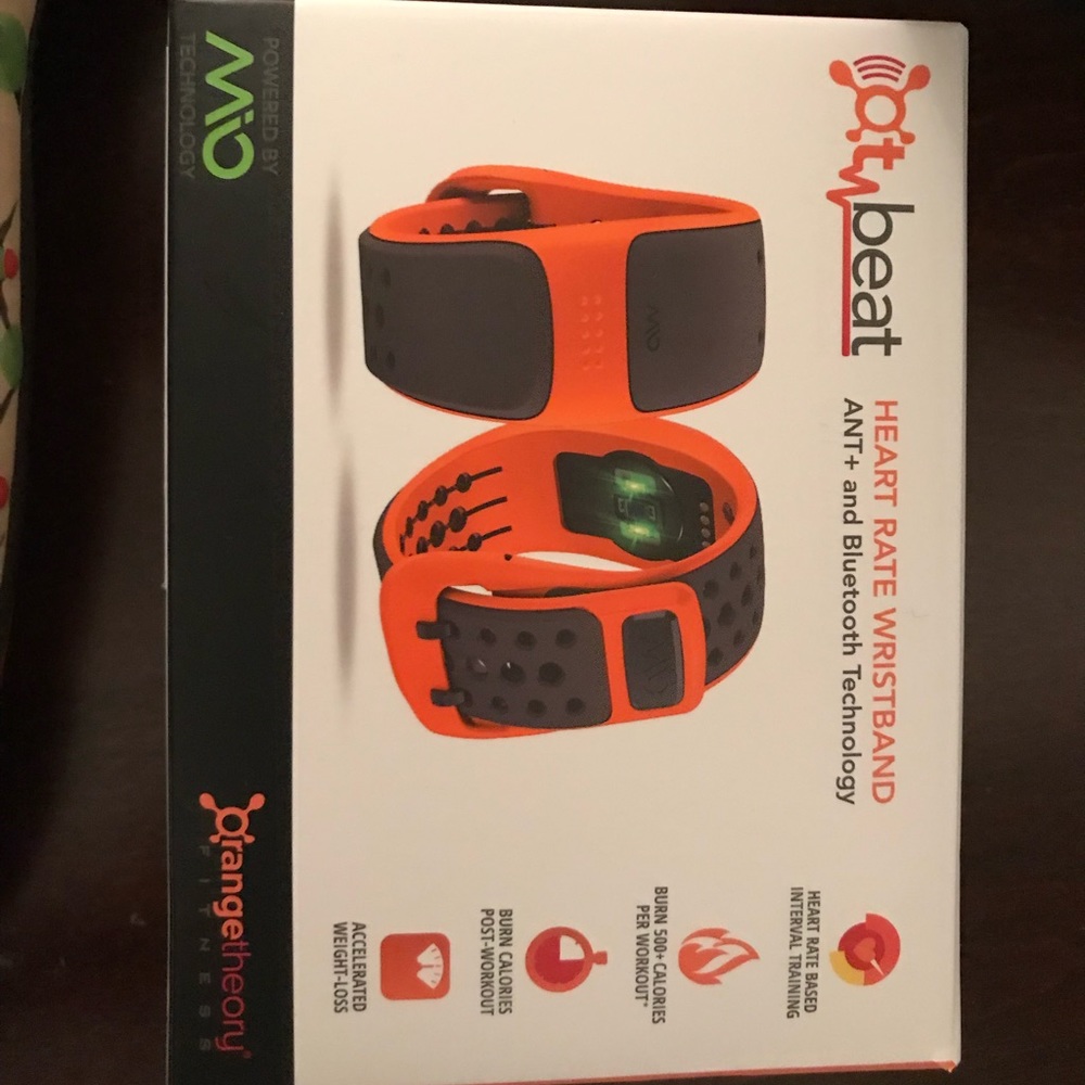 Orange theory heart rate monitor!